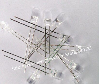 1000Pcs 5mm Led 850nm Lamp Transmitting Tube Emitting Diode Infrared LED Diode 850nm High Power