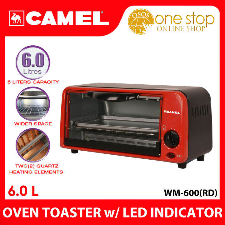 CAMEL ORIGINAL Appliances 6.0L Stainless Steel Oven Toaster 6.0L with