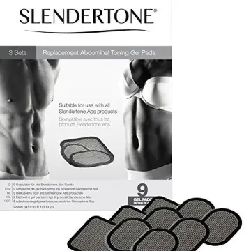 3 Generic Gel Replacement Pads Compatible For Slendertone Abs Belt