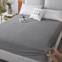 【hot】！ velvet soft Bed Fitted Sheet Mattress Covers Four Corners Polyester Soft for