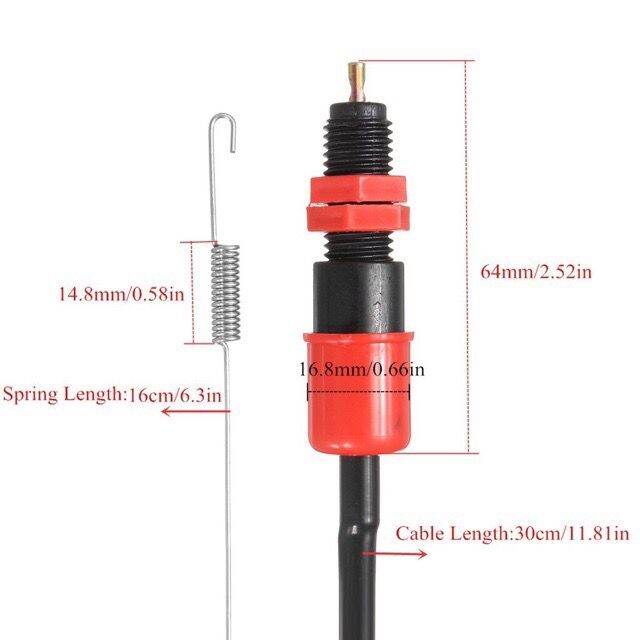 Universal Stop Light Switch With Spring 1 Piece (Black or Red) Rear