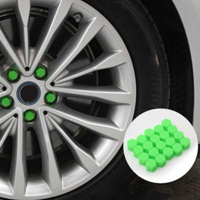 Luminous Tire Screw Cover Silicone Protective Waterproof Car Wheel Nut Screw Cover Wheel Nuts Car Rims Exterior Bolt Caps