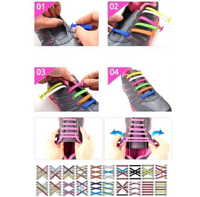 spot-ygb-เชือกรองเท้าซิลิโคน-เชือกซิลิโคน-silicone-shoelaces-1-แพ็ค-16-ชิ้น