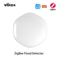 ZigBee Water leakage SENSOR เครื่องตรวจจับน้ำท่วม Home ALARM System Security Protection Tuya Smart Life leak Alert overflow Waterproof