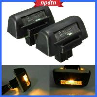 N52P3DTN 2pcs ของใหม่ เปลี่ยนแทนได้ รถบรรทุกสำหรับรถบรรทุก 12V ค่ะ แอลอีดี รถกระบะรถปิคอัพ ไฟส่องป้ายทะเบียนรถ ไฟท้ายหลังโคมไฟ