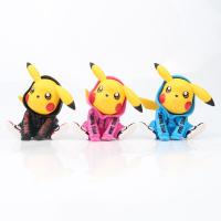 Pokemon Pikachu Doll Fashion Camouflage Clothes Aberdeen Peripheral Cake Decoration Anime Toy Gift Car Ornaments