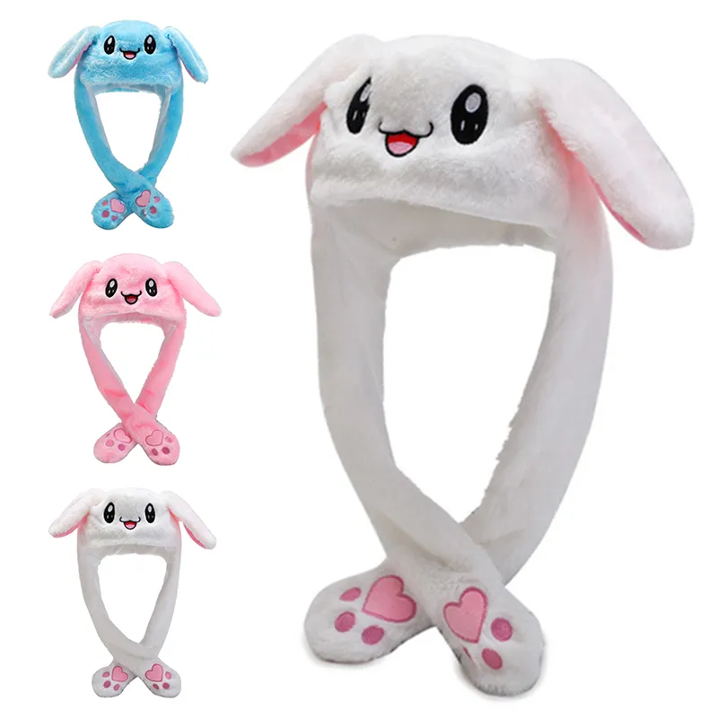 Miss Lan]Easter Funny Plush Animal Ear Hat Toy Birthday Gift with Moving  Ears Bunny Hat Cap for Cosplay | Lazada PH