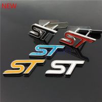 High quality 1 X Metal ST Logo Front Grille Emblem Sticker For Ford Focus