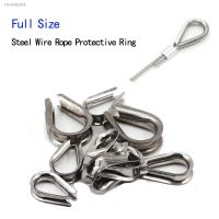 ☁☞ Full Size 304 Stainless Steel Wire Rope Protective Sleeve Cable Thimbles Clamps Hasps Rigging Fasteners Chicken Heart Ring