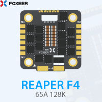 Foxeer Reaper F4 128พัน65A 30X30mm BLHELI32 4in1 Brushless ESC 3-8วินาทีสำหรับควบคุมการบินกอง RC FPV แข่งจมูก DIY