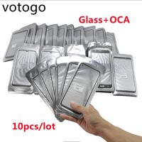 【☊HOT☊】 SRFG SHOP 10ชิ้นกระจกหน้า Oca สำหรับ Samsung Galaxy A11 21 A31 A51 A71 A91 S21 A22 A32 A52 A72 A02s จอแสดงผล Lcd แบบสัมผัสหน้าจอด้านนอก A03