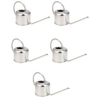 5X European Gardening Watering Can Pot Stainless Steel 900Ml Household Shower Pot Small Watering Flower