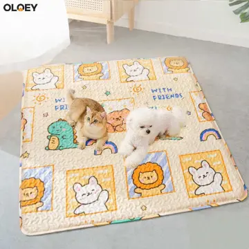 Mat for Dog/Pet/Cat/Rabbits, 1.6mm Thick Waterproof Non Slip, Pet Carpet  Pads, Floor Mat Protector for Chairs, Easy to Clean Rug for Pet Pen/Water