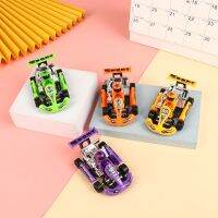 1Piece Kids Pull Back Power Racing Car Power Kart Childrens Puzzle Toy Vehicles Car Formula Car Inertia Go-kart New Year Gifts