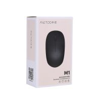 METOO รุ่น M1 Bluetooth Optical Mouse เมาส์ไร้สาย คลิกไร้เสียง (สีดำ) / ฟรี แบตเตอรี่ขนาด AA ใช้กับ คอมพิวเตอร์ เม้าส์มา