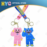 Creative Poppy Playtime Figure Keychain Anime Cosplay Huggy Wuggy Action Toys for Boys Girls Game Toy Gifts Trinket Accessories