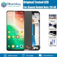 Bluesky Super AMOLED Redmi Note 11S จอสำรองสำหรับ Xiaomi Redmi Note Redmi Note 11S 2201117SG 2201117SI หน้าจอสัมผัสจอแสดงผลแอลซีดีดิจิทัล