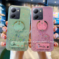 เคส Phone Case VIVO Y36 Y02 Y02A Y02T Y55+ Plus 4G 5G เคสโทรศัพท์ เงาวาว INS เคสโดราเอมอนการ์ตูนน่ารักใหม่กันกระแทกเคสด้านหลังแบบแข็ง Cover 2023