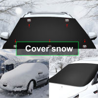 Newest Windshield Cover Car Snow Cover Ice Blocked Front Window Protector Windshield Cover Snow Protector Silver Coated Cloth