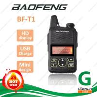 BAOFENG T1 WALKIE TALKIE วิทยุสื่อสาร เครื่องส่งรับวิทยุ กันน้ำ ส่งไกลสุดได้ 1-5 กิโล 1เครื่อง Mini Radio Portable Two-way Radio with USB Charger + Earpiece Outdoor Interphone Waterproof