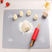 Food Grade Silicone Kneading Mat with Scale Size Baking Flour Mat Multifunctional Reusable Table Mat Rolling Mat Estera Rodante Bread  Cake Cookie Acc