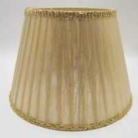 30cm E27 Art Deco Lamp shades for table lamps golden Fabric round lampshade modern style lamp cover for home decoration