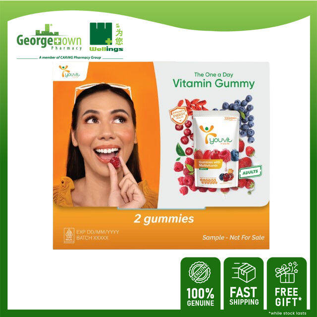YOUVIT MULTIVITAMIN GUMMIES 2S (ADULT/KID) GWP Lazada