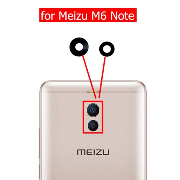1ชุดสำหรับ-meizu-m6หมายเหตุกล้อง-gl-เลนส์กล้องด้านหลังพร้อมกาว3เมตรสำหรับเปลี่ยน-meizu-m6หมายเหตุอะไหล่ซ่อม