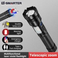 Super Bright Diving Waterproof Big Solar Powered Rechargeable Outdoor Flashlight Diving Flashlights