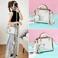 Messenger PU High Handbag Shoulder Quality Leather Designer Women Vintage Fashion