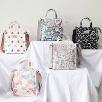 Cath kidston กระเป๋าสะพายไหล่ เคลือบกันน้ํา พิมพ์ลายดอกไม้ แบบพกพา สําหรับผู้หญิง ส่งออกสู่ UK Order