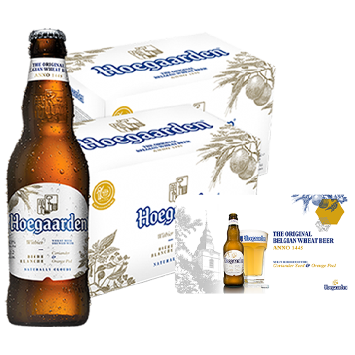 Hoegaarden White 330ml Bottle X 48 (2 Cases) | Lazada PH