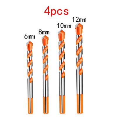 สว่านเซรามิกอเนกประสงค์เจาะแก้วเจาะเหล็กเจาะไฟฉายโลหะผนัง Set Mata Bor เครื่องเจาะสามเหลี่ยม