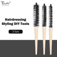 【YF】☋  Small Round Hair Teasing Back Brushes Wood Slimline Comb Extension Hairdressing Styling