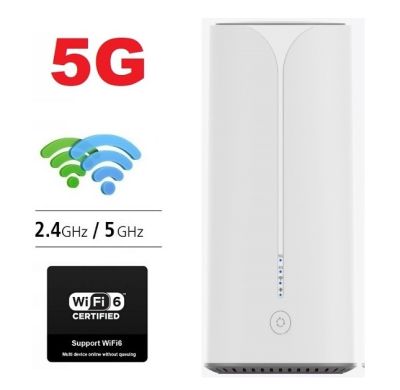 5G CPE Router เราเตอร์ รองรับ 3CA, 5G 4G 3G AIS,DTAC,TRUE,NT, Indoor and Outdoor WiFi-6