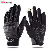 Redcolourful ถุงมือขี่มอเตอร์ไซค์ Anti-Slip Anti-Fall Racing Knight Gloves Touchscreen Safe Gloves