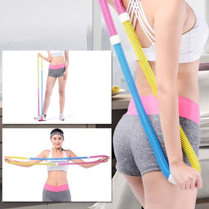 ฮูล่าฮูป-แบบสปริง-hula-hoop-spring-กระชับหุ่นสวย-ลดพุงด้วยฮูล่าฮูป-บริหารหน้าท้อง-ช่วยให้มีรูปร่าง-หุ่นดี-ออกกำลังกาย-อุปกรณ์ออกกำลังกาย