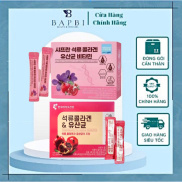 Collagen Lựu Đỏ Hàn Quốc 30 Gói Chính Hãng - Bột Uống Colagen Trắng Da