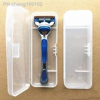 Men Universal Transparent Plastic Shaver Storage Box Razor Blades Holder Portable Travel Case Eco-Friendly PP Shaving Box