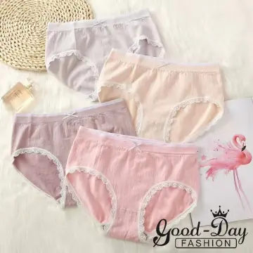 Love Strawberry Panties Girls Underwear Soft Breathable Cotton Crotch  Mid-waist Ladies Panties Briefs