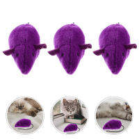 Zecetim 6 ชิ้น Soft Plush Catnip Mouse Kitten ของเล่น Catnip ตุ๊กตาเมาส์ของเล่นสำหรับแมว