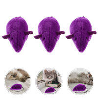 BLENASHOP 6 ชิ้น Soft Plush Catnip Mouse Kitten ของเล่น Catnip ตุ๊กตาเมาส์ของเล่นสำหรับแมว