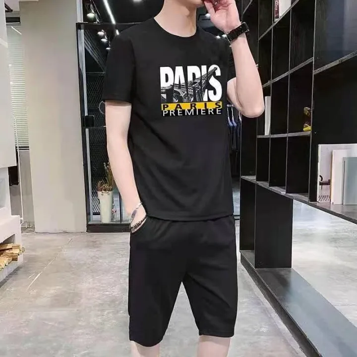 Korean fashion model formal men's ootd daily use terno short with pocket |  Lazada PH