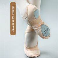 【Love ballet】ใหม่อูฐสีชมพูเด็กผู้ใหญ่มืออาชีพรองเท้าเต้นรำบัลเล่ต์ผู้หญิงนุ่มแยกแต่เพียงผู้เดียวระบำรองเท้าแตะรองเท้าเต้นรำสำหรับนักเต้น