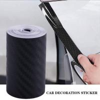 5CM*3M Car Decorative Car Stickers Scratches Cover 3d Waterproof Stereo Carbon Fiber Body Stickers The F6L4