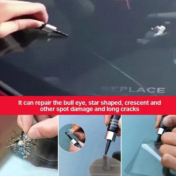 VIVINICE 2PCS Car Windshield Blade Fluid Glass Repair Auto Glass Nano Repair Liquid DIY Window Repair Tool From Scratch Crack Reduction