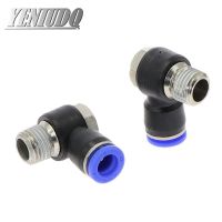 PH" hexagonal Air Pneumatic Pipe Connector 4mm-12mm OD Hose Tube 1/8" 1/4" 3/8" 1/2" BSP Male Thread L Shape Gas Quick Fittings Hand Tool Parts Access