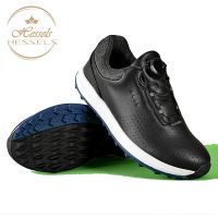 Fashion Golf Shoes Men Waterproof Breathable Golf Sports Shoes Walking Sneakers Women Quick Lacing Spikeless Golfing Footwear