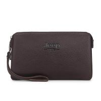 JEEP BULUO Male with Card slots Brand Clutches Bags Mens Handbag For Phone and Pen High Quality PU Wallets Hand bag