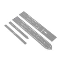 4pcs/set Transparent Watch Strap Band Stencil Template Mold DIY Craft Tool Home Supplies For Men Dropshipping